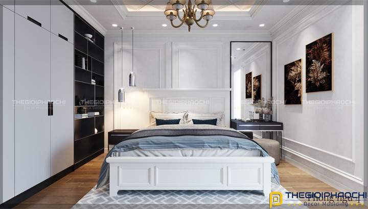 10 Mẫu Phào Chỉ Hàn Quốc Trang Trí Phòng Ngủ Tân Cổ Điển